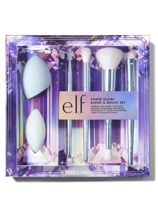 ELF Other - E.L.F SNOW GLOBE 6 PC BLEND & BRUSH SET (NEW WITH TAGS)
